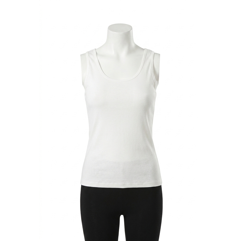 NEW ANGEL bra-friendly tank top in cream